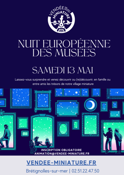 affiche nuit des musées 2023 Vendée Miniature