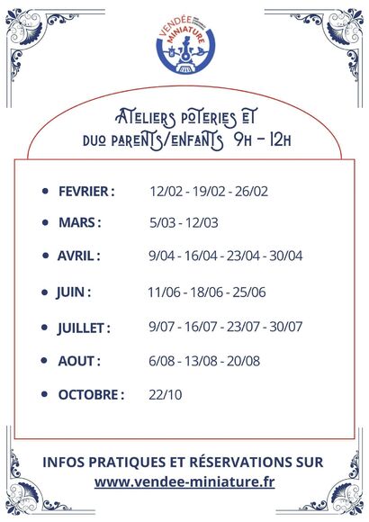 ATELIER MODELAGE 3H